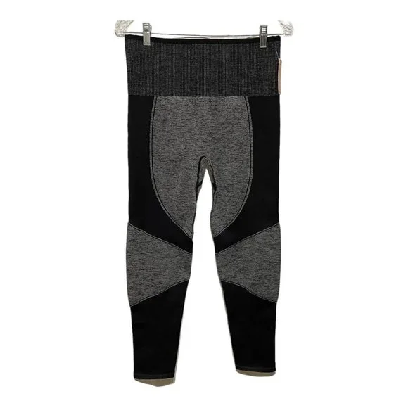 Thirdlove Black Grey Flex Seamless Compression Leggings NEW WITH TAGS - Picture 3 of 8